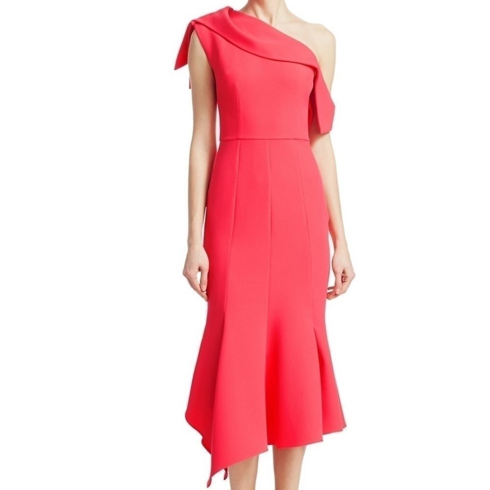 🥰Safiyaa Juniper One-Shoulder Flare Dress
